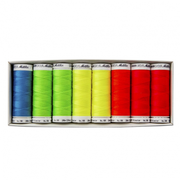 176767_Набор с нитками Seralon в подарочной упаковке, 8 катушек