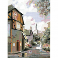 Набор для вышивания мулине НИТЕКС арт.0083 Провинция 40х54 см