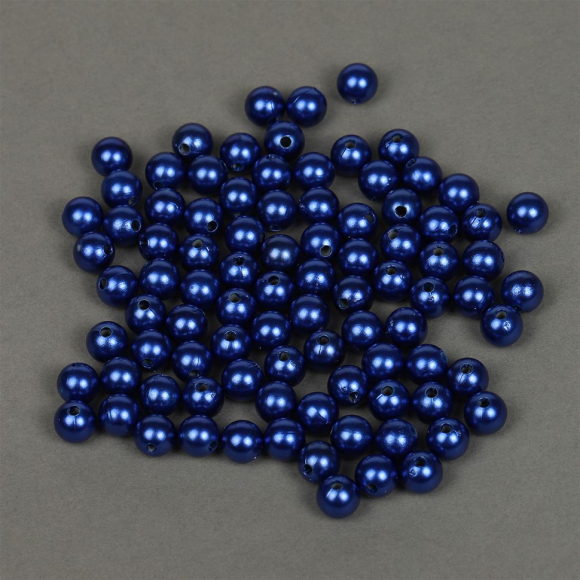 Бусины MAGIC 4 HOBBY круглые перламутр 10мм цв.A33 синий уп.50г (96шт) Бусины MAGIC 4 HOBBY круглые перламутр 10мм цв.A33 синий уп.50г (96шт)