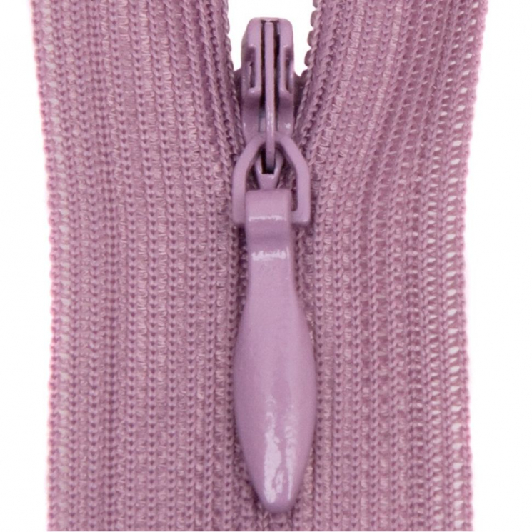 Молния потайная нераз 50см S-206 сиреневый грязный SBS уп.100шт