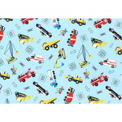 Ткань для пэчворка PEPPY Nico Nico Land 200 г/м? 100% хлопок цв.40733-70 уп.100х110 см