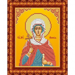 Рисунок на ткани КАРОЛИНКА арт. КБИ-5070 Св.Муч.Анисия 12,6х16,8 см