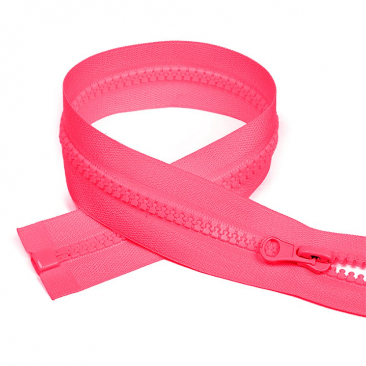 Молния MaxZipper трактор №5 1 замок усил.зв.,50см, цв.F337 яр.розовый уп.50шт