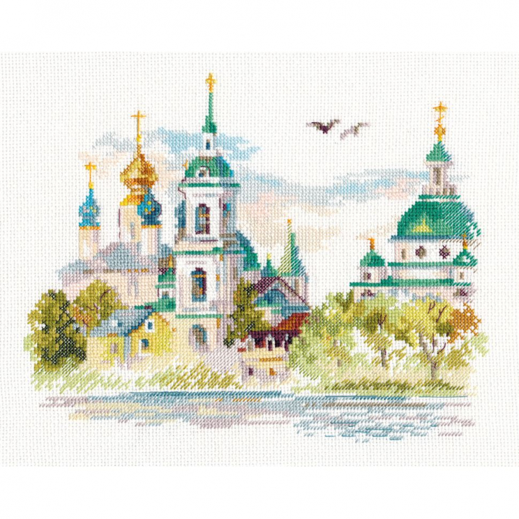 Набор для вышивания АЛИСА арт.3-23 Ростов Великий. Спасо-Яковлевский монастырь 22х18 см