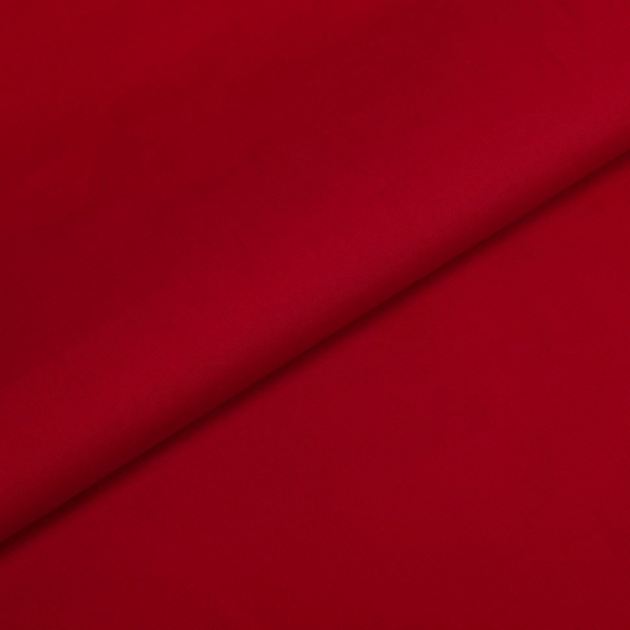 Ткань Поплин стрейч 125 г/м? 97% хлопок, 3% спандекс шир.150 см арт.TBY.Csp.1802.7 цв.07 красный уп.1м
