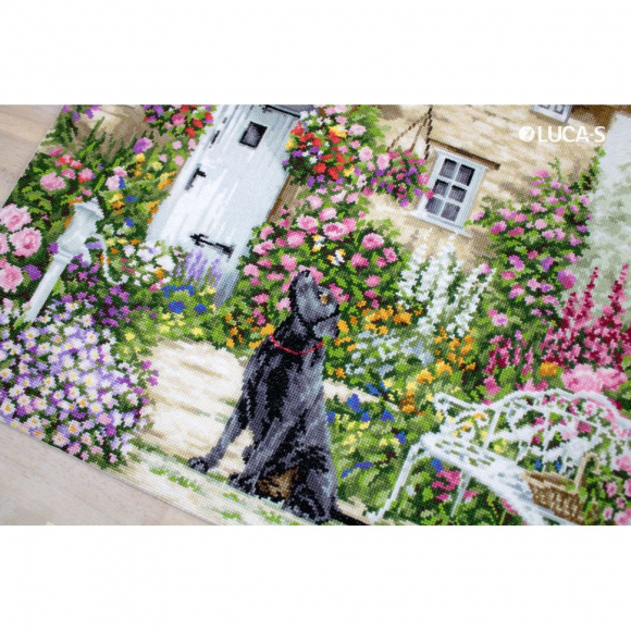 Набор для вышивания LUCA-S арт. B2377 Коттеджный сад 45х32 см