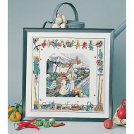 Набор для вышивания OEHLENSCHLAGER арт.76454 Овощной рынок 46х47 см Набор для вышивания OEHLENSCHLAGER арт.76454 Овощной рынок 46х47 см