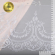 Кружево на сетке арт.TBY.40470 шир.230мм цв.01 белый уп.13,71м