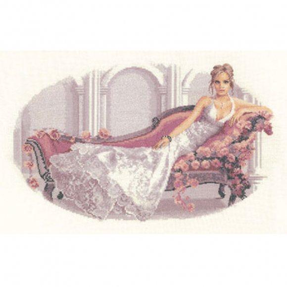 Набор для вышивания HERITAGE арт.JLAB1222E Эбби 40х23 см