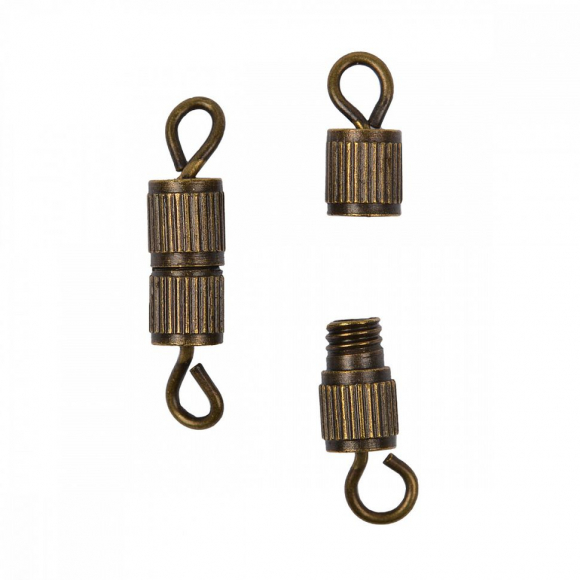 Замок винтовой MAGIC 4 HOBBY для бус арт.MH.11192-4 цв.бронза 14х4мм уп.50шт Замок винтовой MAGIC 4 HOBBY для бус арт.MH.11192-4 цв.бронза 14х4мм уп.50шт