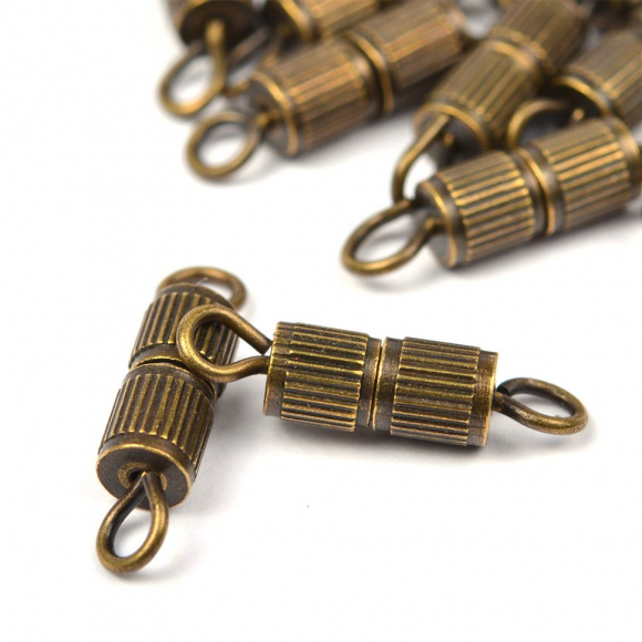 Замок винтовой MAGIC 4 HOBBY для бус арт.MH.11192-4 цв.бронза 14х4мм уп.50шт Замок винтовой MAGIC 4 HOBBY для бус арт.MH.11192-4 цв.бронза 14х4мм уп.50шт