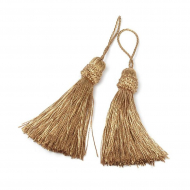 Кисть для штор арт.DS-011 цв.6458 бежевый 8см уп.20шт