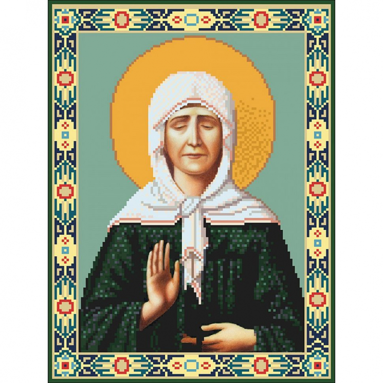 Картины мозаикой Molly арт.KM0294 Матрона Московская 30х40 см