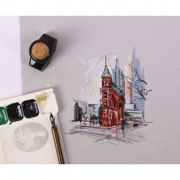 Набор для вышивания PANNA арт. GM-7258 Гудерхам-билдинг (скетчевые зарисовки) 18,5х22 см Набор для вышивания PANNA арт. GM-7258 Гудерхам-билдинг (скетчевые зарисовки) 18,5х22 см