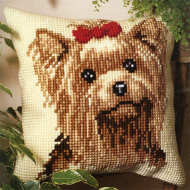 Набор для вышивания VERVACO арт.PN-0008538 Йоркширский терьер 40х40 см