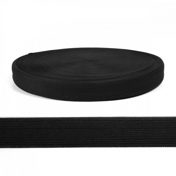Тесьма вязаная окантовочная 22мм арт.4С-516/22с24 цв.147 черный