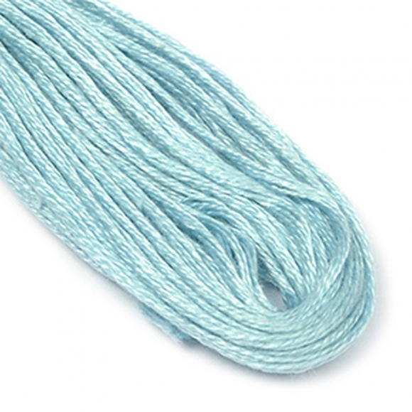 Нитки мулине цв.3100 12х10м голубой С-Пб