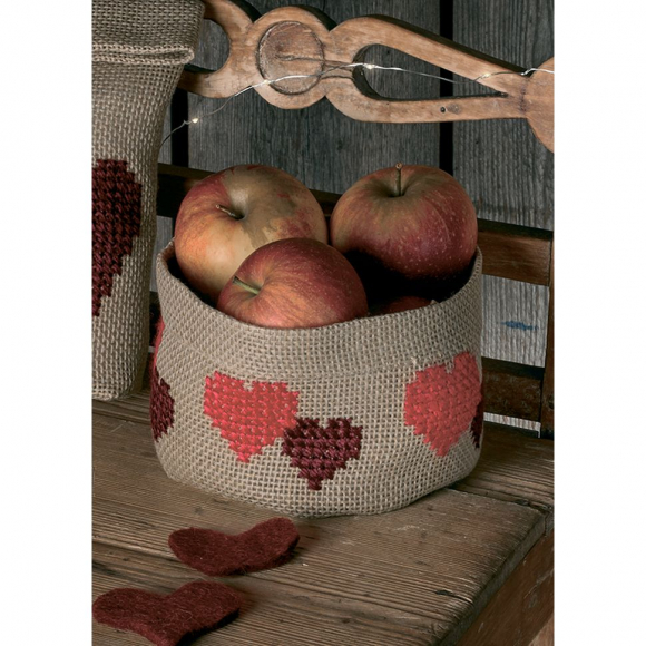 Набор для вышивания PERMIN арт.79-0232 Мешочек Сердечко 14х23 см Набор для вышивания PERMIN арт.79-0232 Мешочек Сердечко 14х23 см