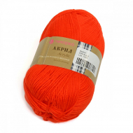 Пряжа для вязания ПЕХ Акрил (100% акрил) 5х100г/300м цв.244 алый