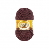 Пряжа ADELIA EMMA (80% акрил, 20% шерсть) 10х50г/50м цв.27 бордовый
