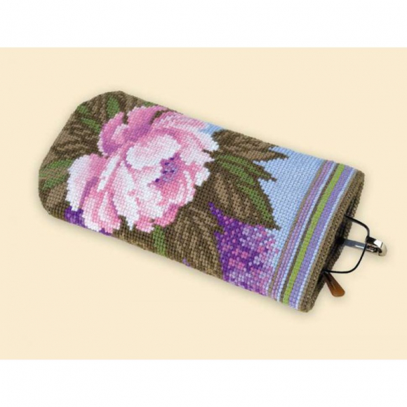 Набор для вышивания РИОЛИС арт.1350АС Очечник Летний букет 18х9 см