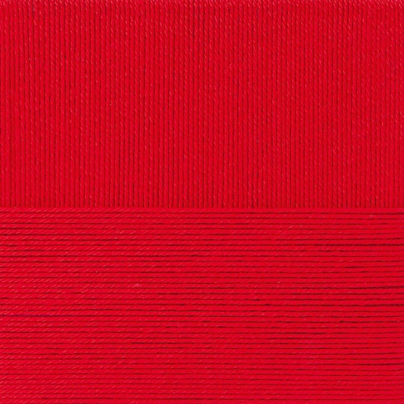 Пряжа для вязания ПЕХ Классический хлопок (100% мерсеризованный хлопок) 5х100г/250м цв.006 красный