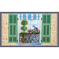 Набор для вышивания бисером АБРИС АРТ арт. AB-206 Мезонин 2 53х30 см