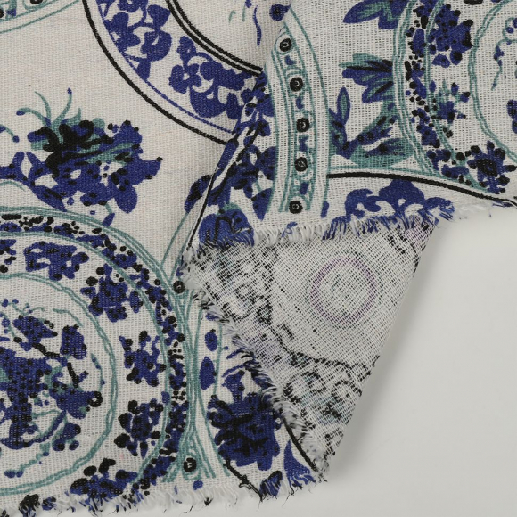 Ткань Лен, арт.TBY.DJ.61, 140г/м?, 30% лен 70% хлопок, шир.150см, рул.20м