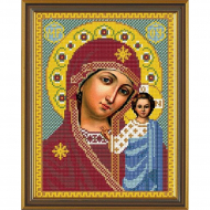 Набор для вышивания бисером НОВА СЛОБОДА арт.С9024 Казанская Богородица 18х24 см