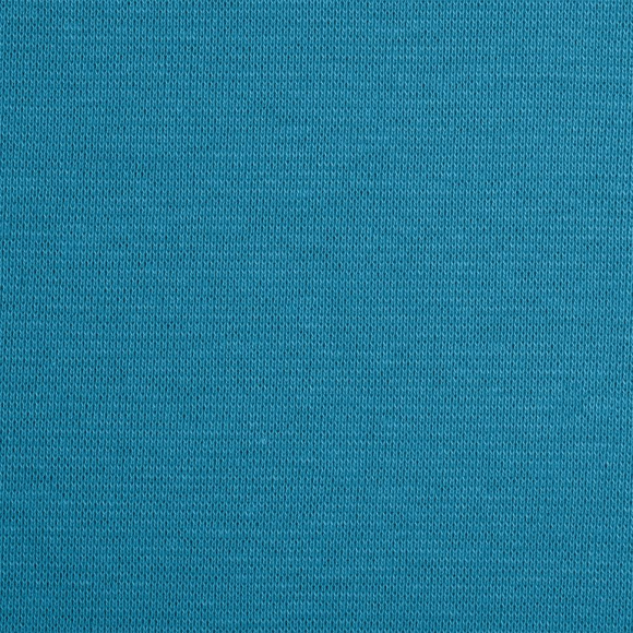 Ткань рибана  гл/крашеный, 215г/м?  95% хл 5%эласт  чулок 80-90см арт.ШН-215955-11 цв.бирюза рул.15-80м