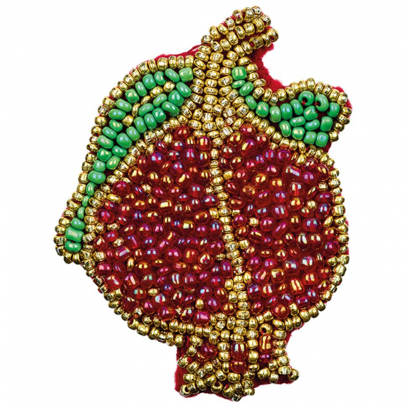 Набор для вышивания KLART арт. 10-001 Брошь. Гранат 5х7 см Набор для вышивания KLART арт. 10-001 Брошь. Гранат 5х7 см