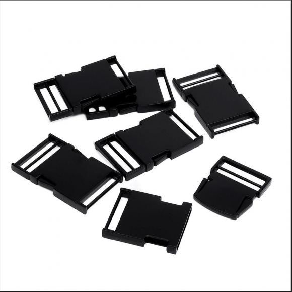 Пряжка-фастекс металл 30мм TBY-7218 58x35мм цв. мат.черный уп.6шт