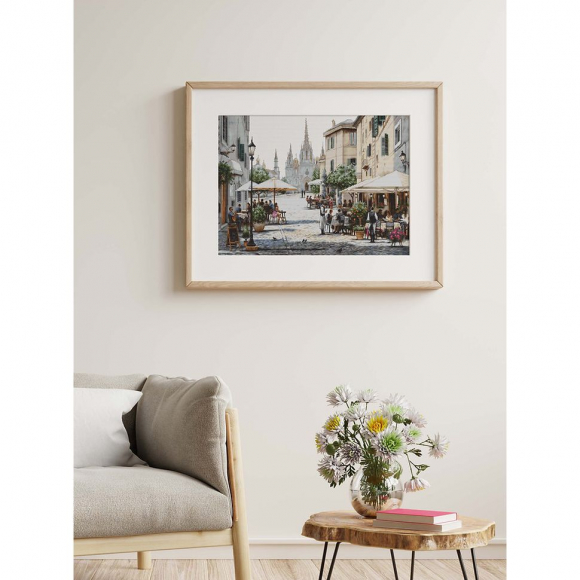 Набор для вышивания LUCA-S арт. B2411 Кафедральный собор Барселоны 47х31 см