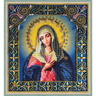 160344_Набор для вышивания бисером Икона Божией Матери "Умиление"