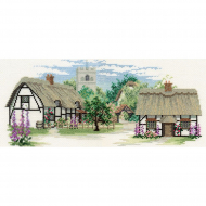 Набор для вышивания DERWENTWATER DESIGNS арт.LAN09 Foxglove Lane 34,7х14,9 см