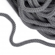 Шнур круглый полиэфир 09мм арт.1с-90, цв.серый уп.100м