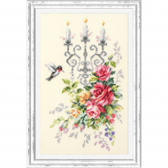 Набор для вышивания ЧУДЕСНАЯ ИГЛА арт.100-202 Торжественный этюд 17х27 см