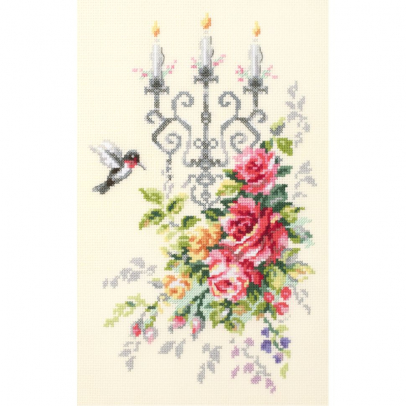 Набор для вышивания ЧУДЕСНАЯ ИГЛА арт.100-202 Торжественный этюд 17х27 см