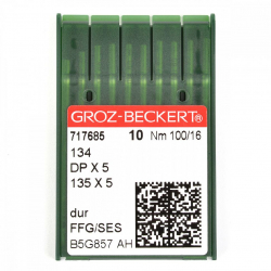Игла для промышленных швейных машин Groz-Beckert 134/DPX5/135X5 FFG  №100 уп.10 шт. арт.717685