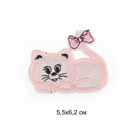 Термоаппликации арт.TBY.2290 Кошка 5,5х6,2см, уп.10шт