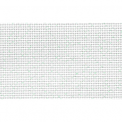 Канва Gamma K03L Aida №11 95% хлопок, 5% терилен 50 x 50 см уп.5 шт цв.белый с перламутровым люрексом