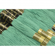 Нитки мулине цв.8504 зеленый 12х10м С-Пб