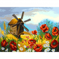 Рисунок на канве МАТРЕНИН ПОСАД арт.37х49 - 1907 Знойные маки