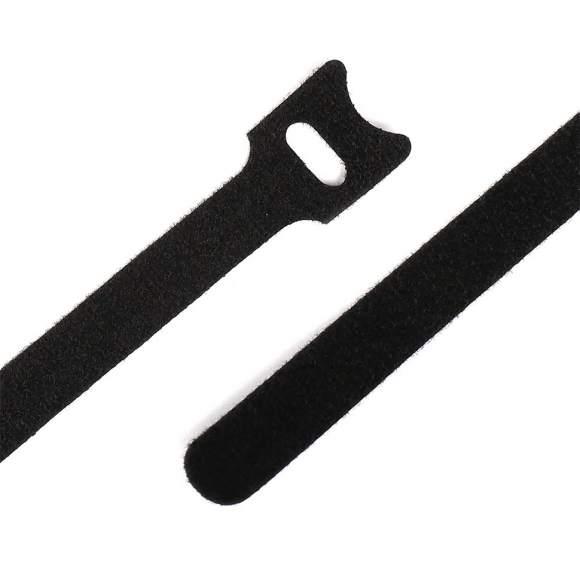 Липучка хомут многоразовая TBY 20х1,2 см цв.черный уп.100 шт