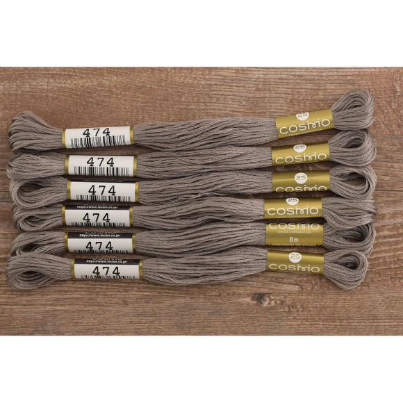 164498_Мулине COSMO однотонный цвет 474