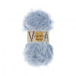 Пряжа VISANTIA TRAFKA (100% полиэстер) 5х100г/150 м цв.0095 св.серый