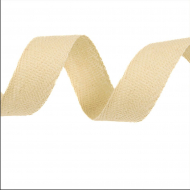 Тесьма киперная 17 мм хлопок 1,8г/см арт.12.2С-256К.17.152 цв.ваниль уп.50м