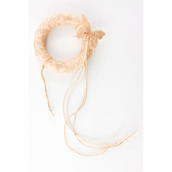 122730_Декоративный элемент "Бабочка и кольцо"