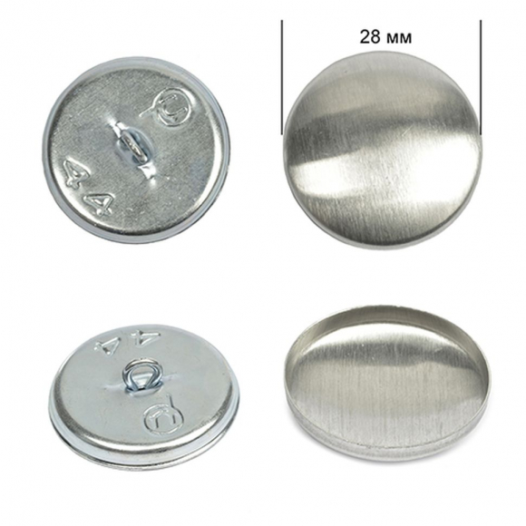 Заготовки для обтяж.пуг. №44 (28мм) ножка - сталь уп. 250шт