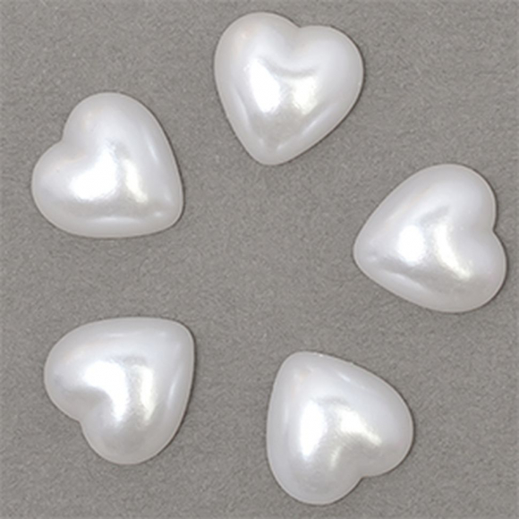 Полужемчужины MAGIC 4 HOBBY перламутр в форме Сердца 12х12 мм цв.41 уп.20г